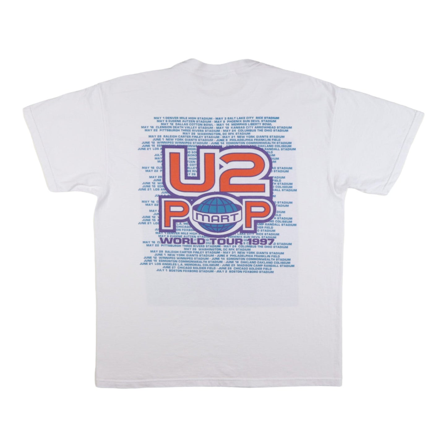 1990 U2 Popmart World Tour Shirt