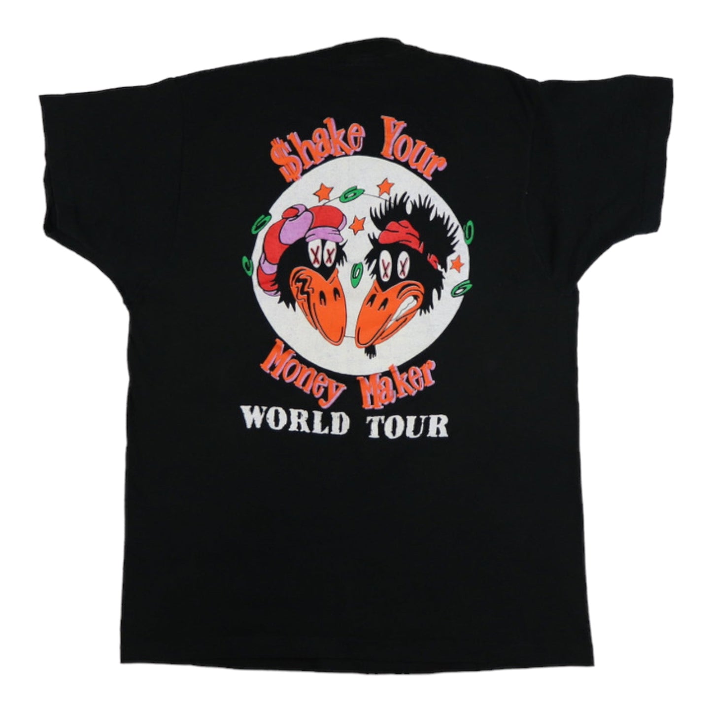 1990 Black Crowes Shake Your Money Maker World Tour Shirt Style002