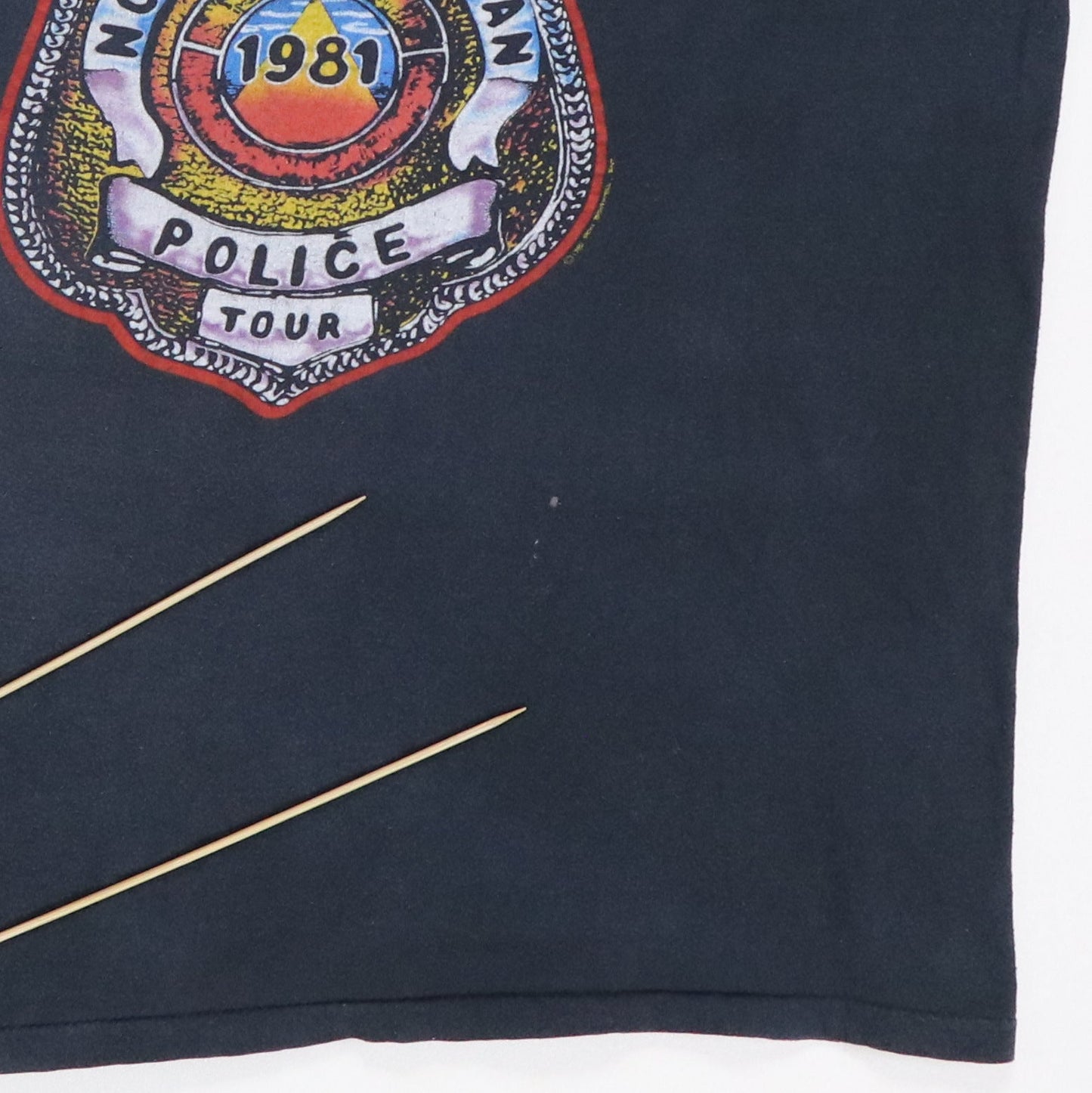 1981 The Police North American Tour Shirt Style001