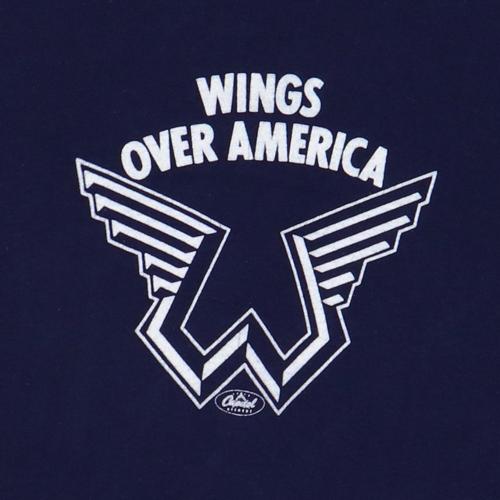 1976 Wings Over America Capitol Records Promo Shirt Style002