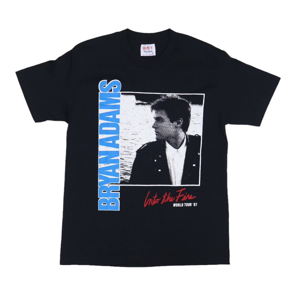 1987 Bryan Adams Into The Fire World Tour Shirt Style002