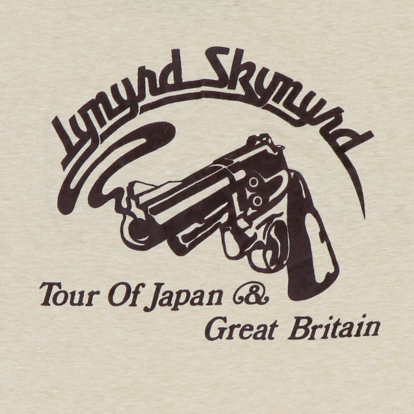 1976 Lynyrd Skynyrd Tour of Japan & Great Britain Showco Shirt Style001