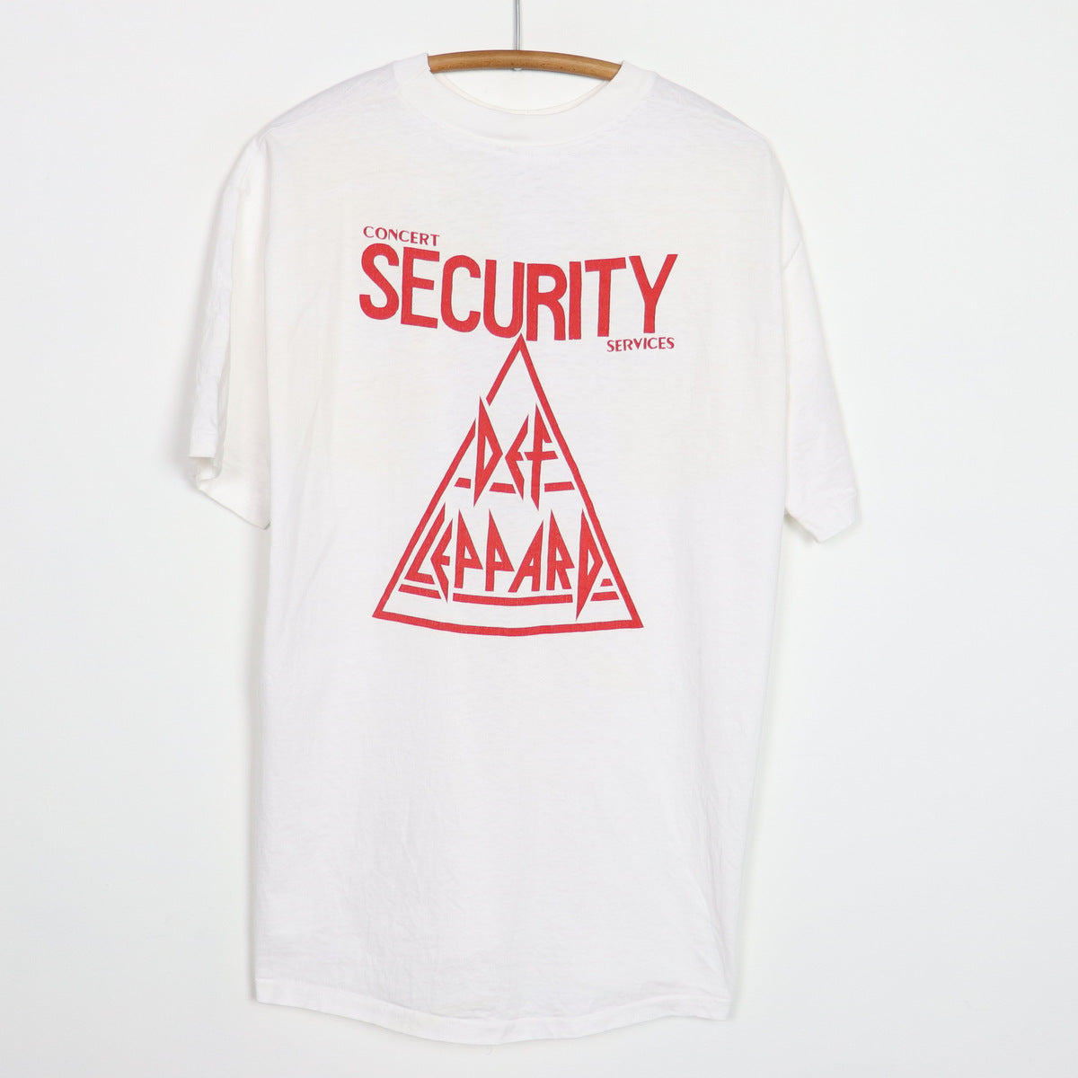 1987 Def Leppard Security Crew Concert Shirt Style001