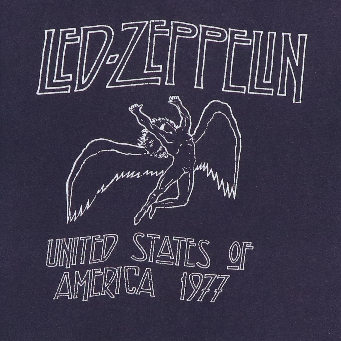 1977 Led Zeppelin North American Tour Shirt Style001