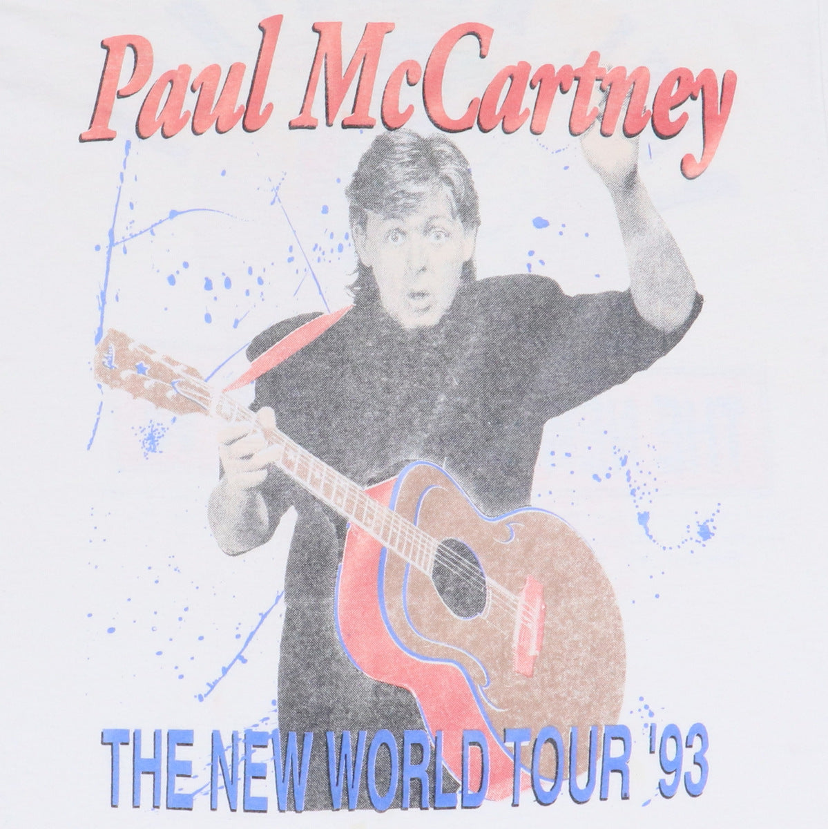 1993 Paul McCartney New World Tour Shirt Style003