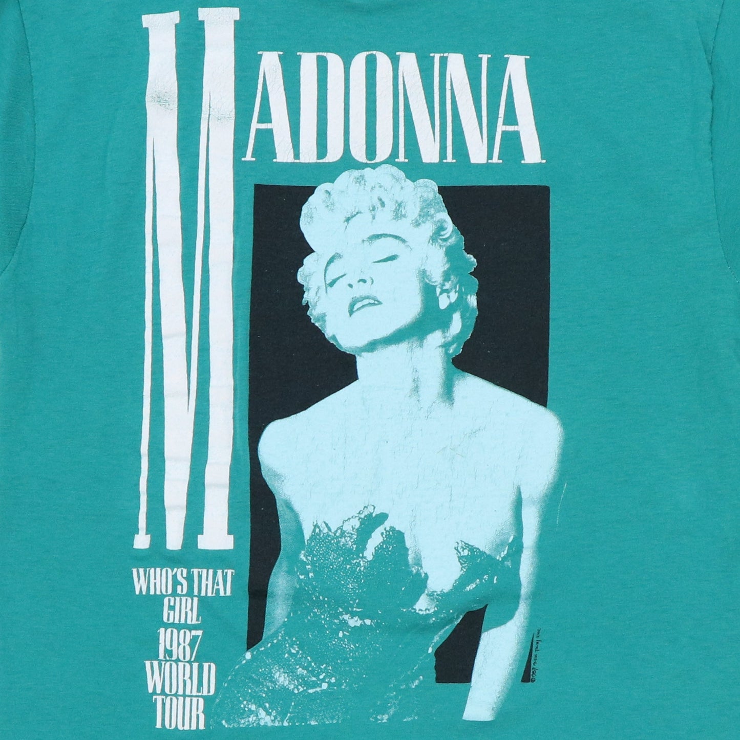 1987 Madonna Who's That Girl World Tour Shirt Style011