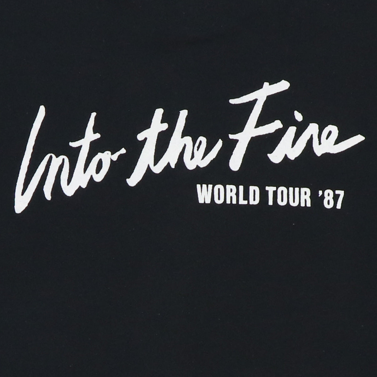 1987 Bryan Adams Into The Fire World Tour Shirt Style004
