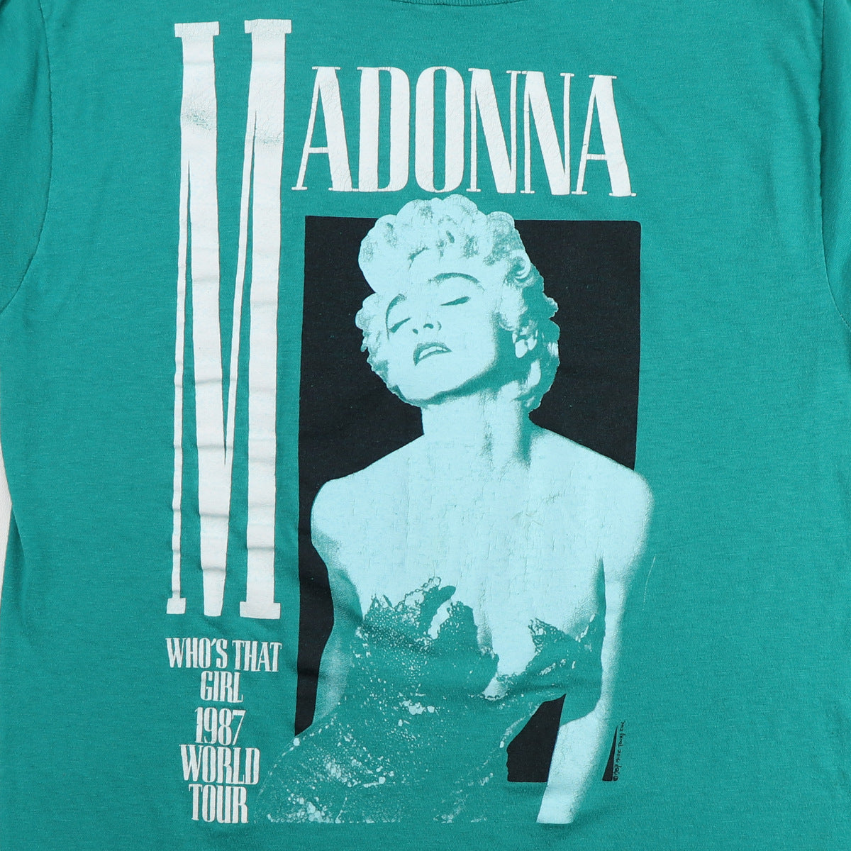 1987 Madonna Who's That Girl World Tour Shirt Style001