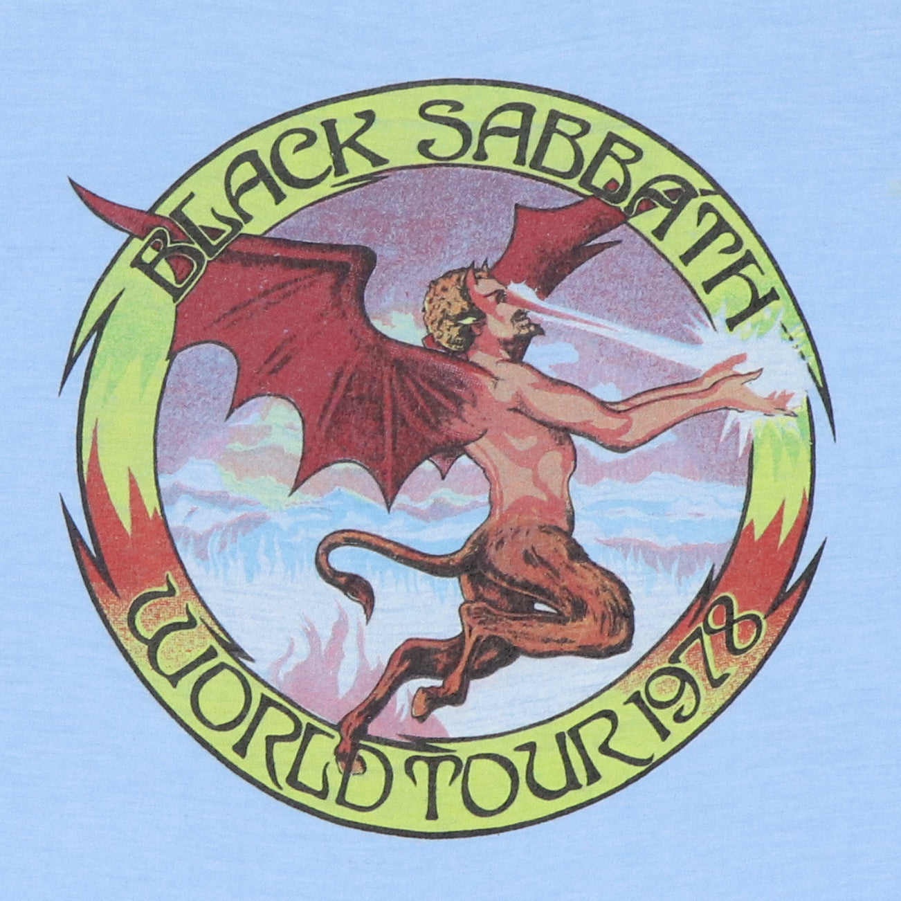 1978 Black Sabbath World Tour Shirt Style001
