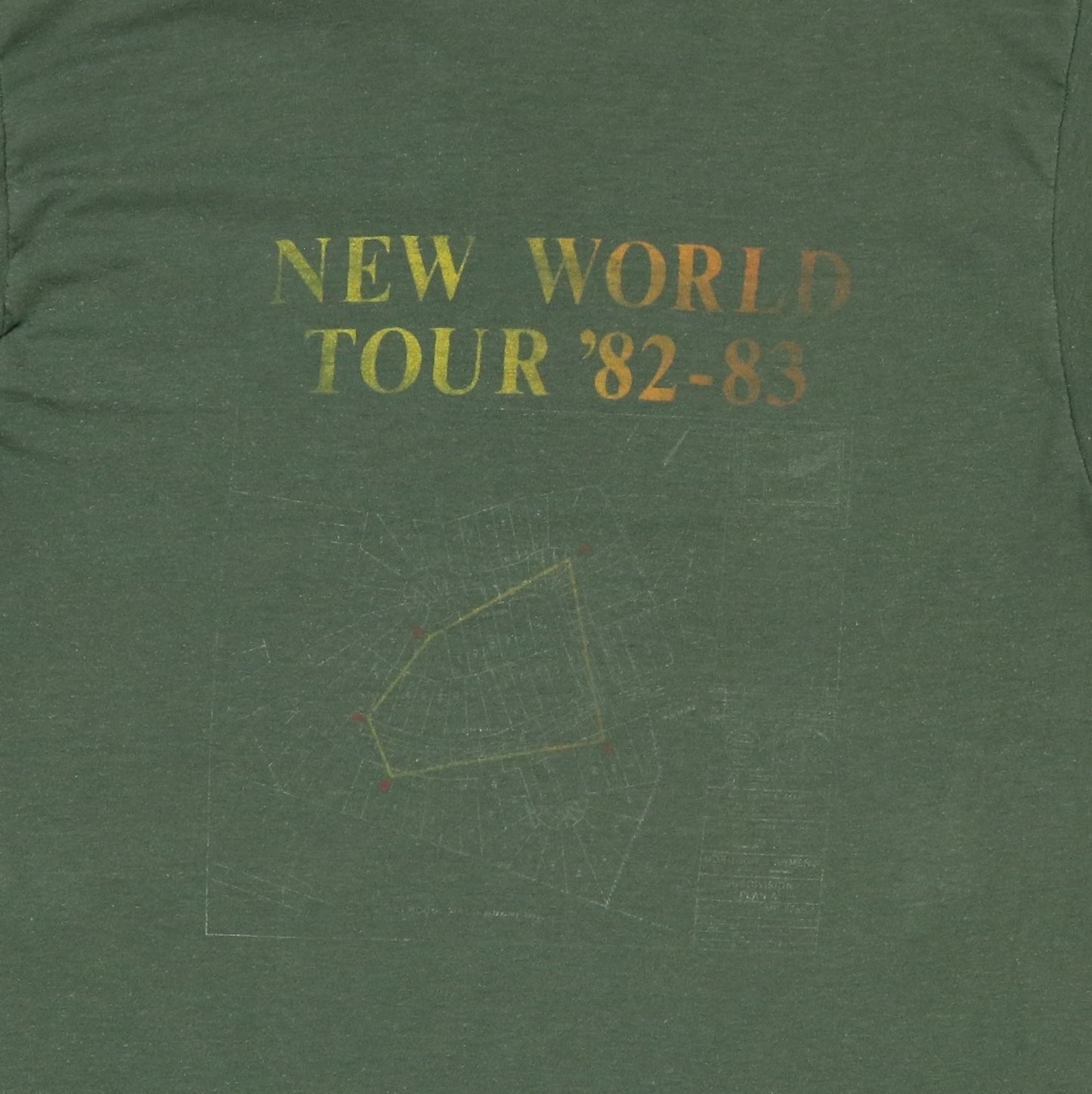 1982 Rush Signals New World Tour Shirt Style005