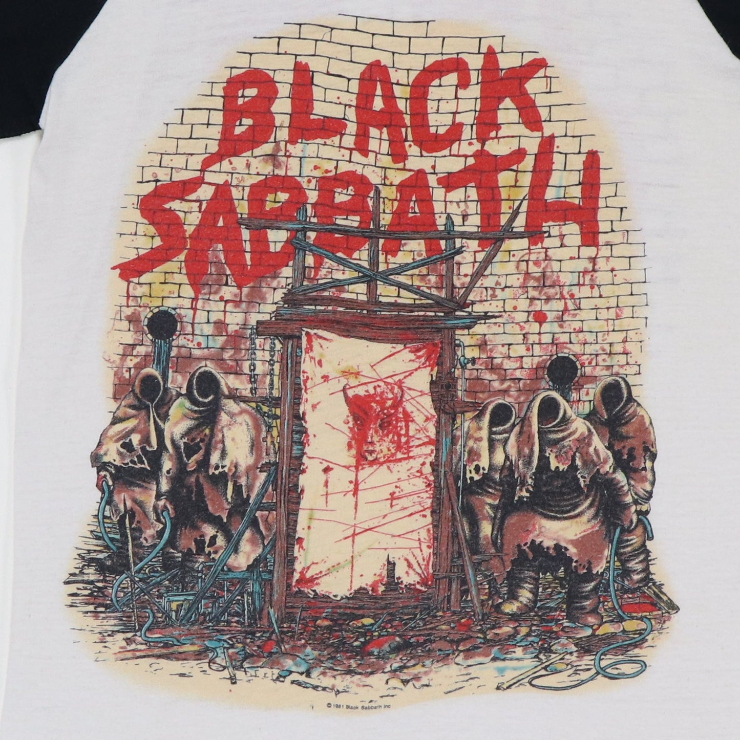 1981 Black Sabbath Mob Rules Tour Jersey Shirt Style001