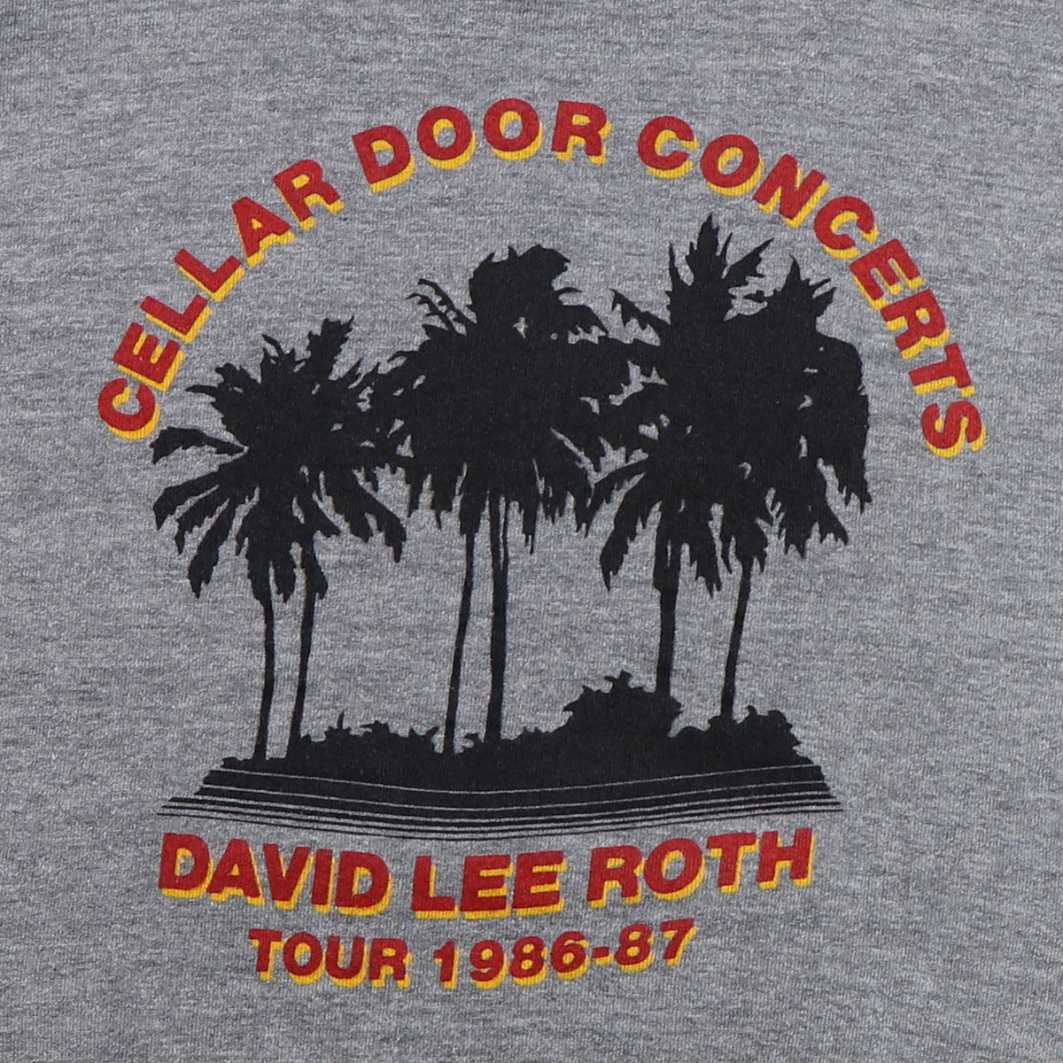 1986 David Lee Roth Cellar Door Concert Crew Tour Hooded Sweatshirt