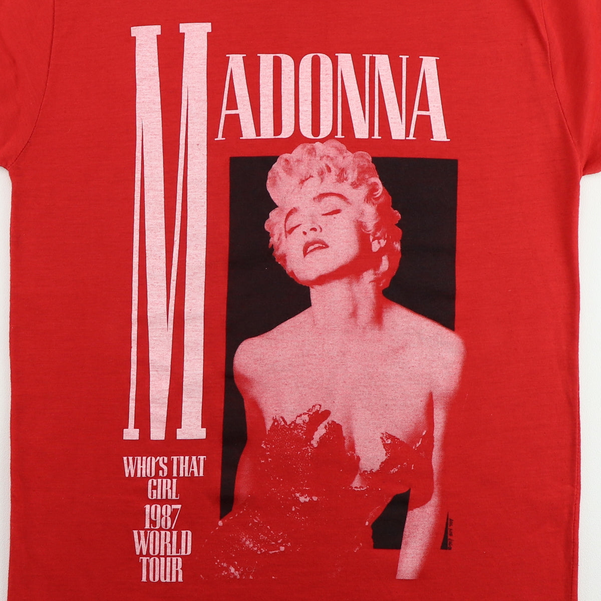 1987 Madonna Who's That Girl World Tour Shirt Style002