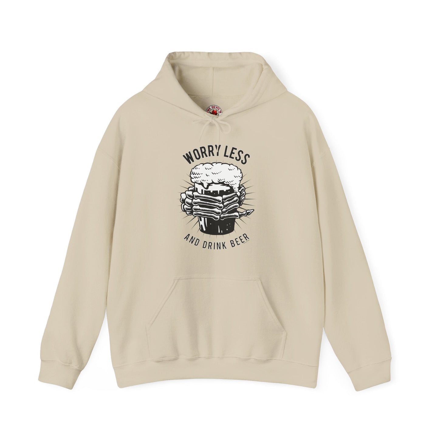 Worry Less and Drink Beer Hooded Sweatshirt
