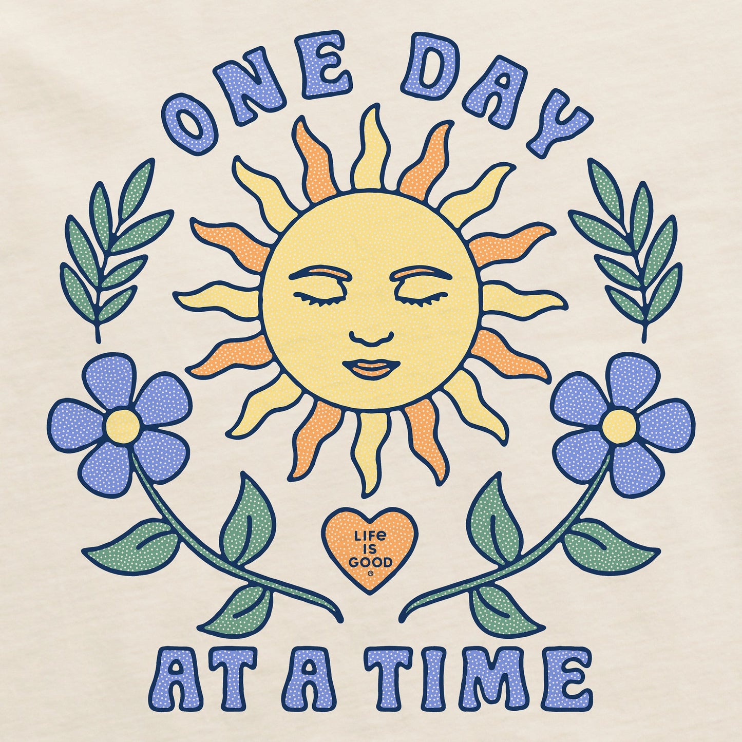 Women's One Day at a Time Sun Short Sleeve Crusher Boxy Tee