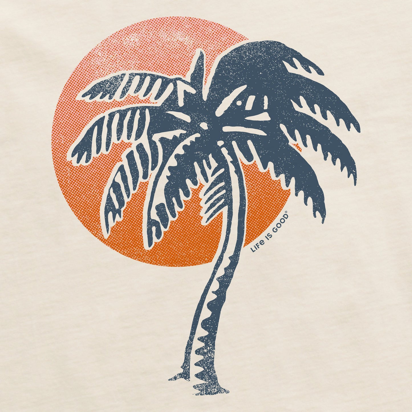 Women's Palm Tree Sunset Short Sleeve Crusher Boxy Tee
