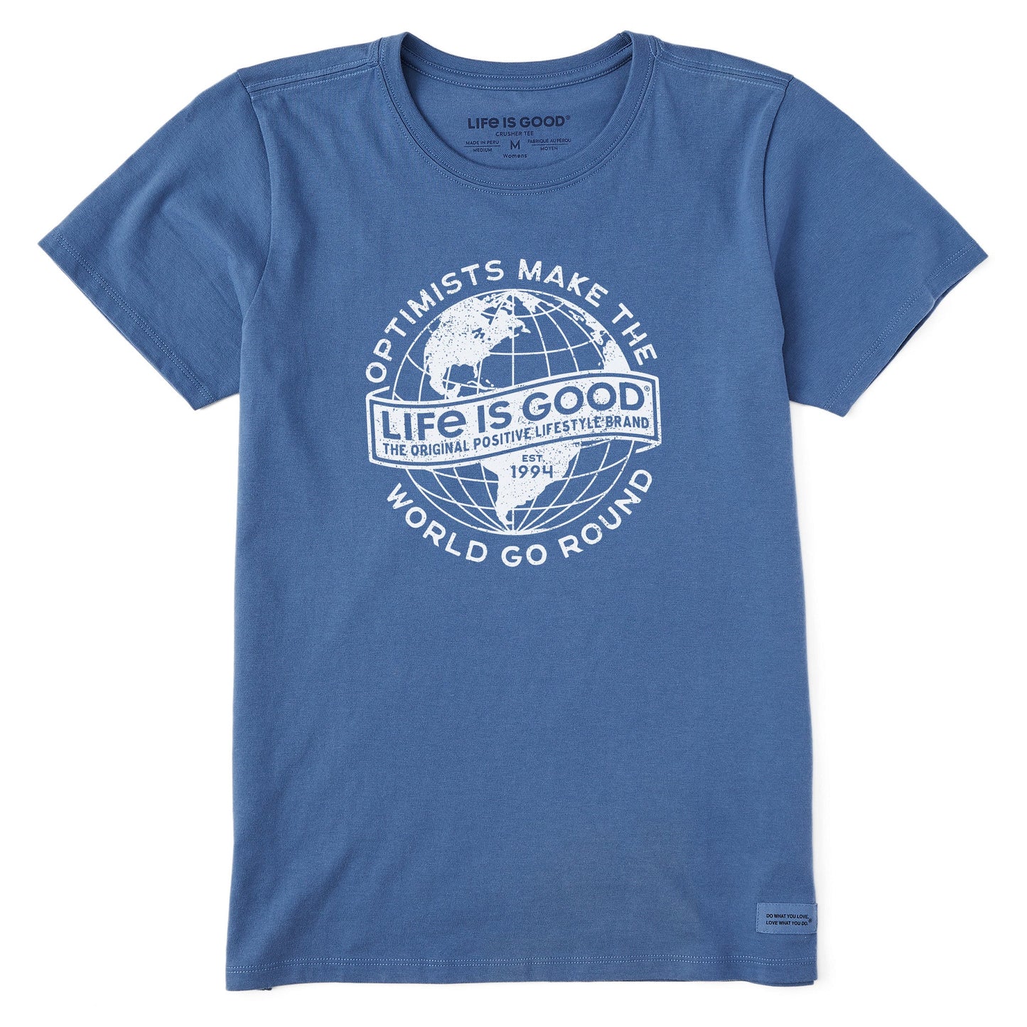 Women's Optimists Make the World Go Round Short Sleeve Tee