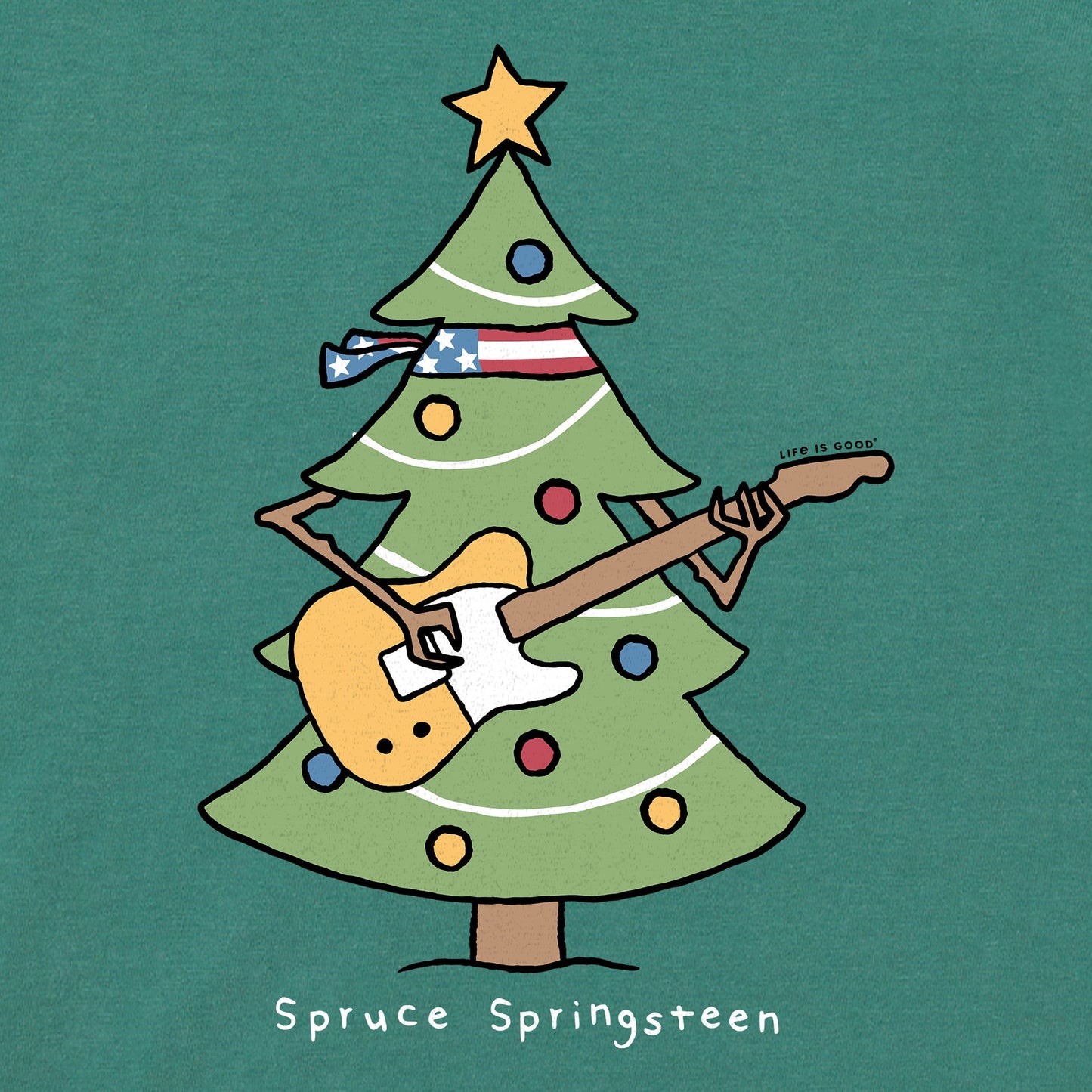 Women's Spruce Springsteen Long Sleeve Crusher Vee