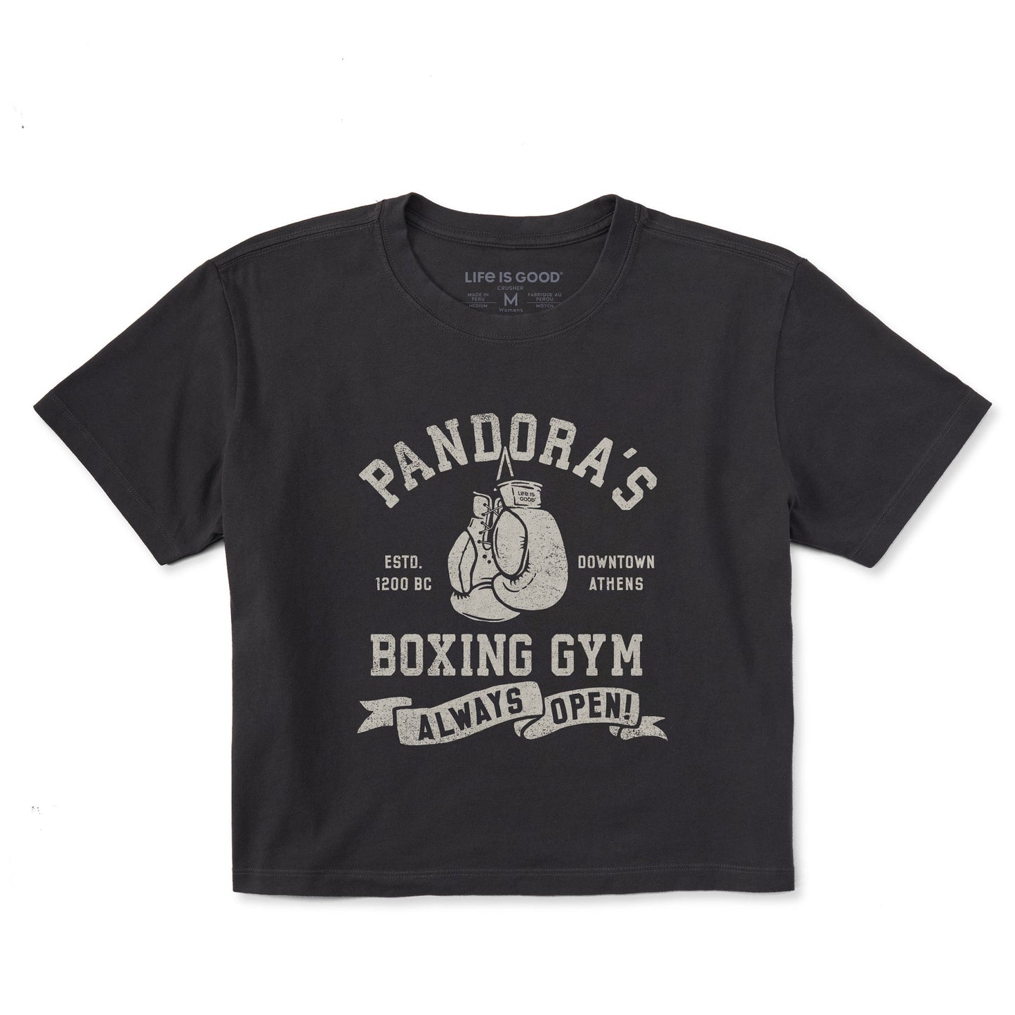 Women's Pandora's Boxing Gym Short Sleeve Crusher Boxy Tee
