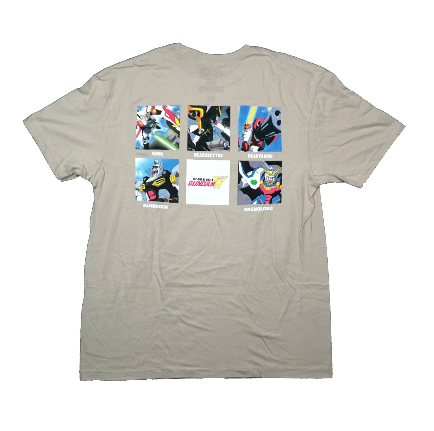 Mobile Suit Gundam Mens T-Shirt - Retro Mech Front Named Robots Back