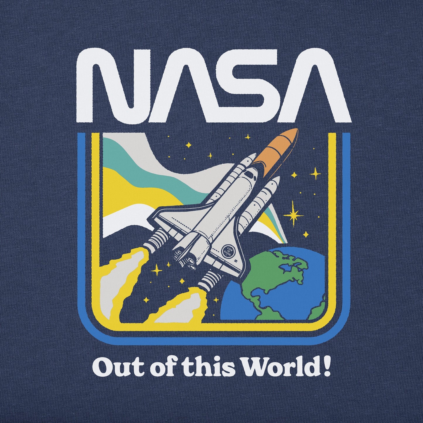 Kids NASA Out of this World Short Sleeve Crusher Tee