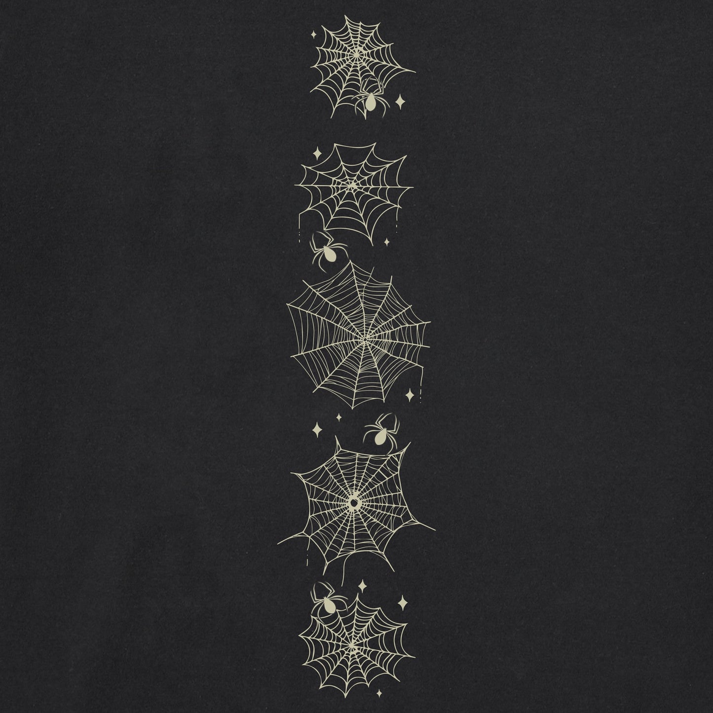 Women's Spooky Spiderweb Long Sleeve Crusher Tee