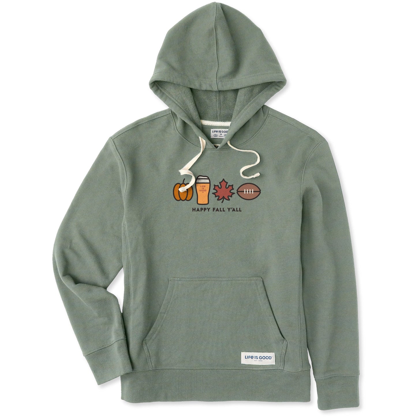 Women's Happy Fall Icons Simply True Fleece Hoodie