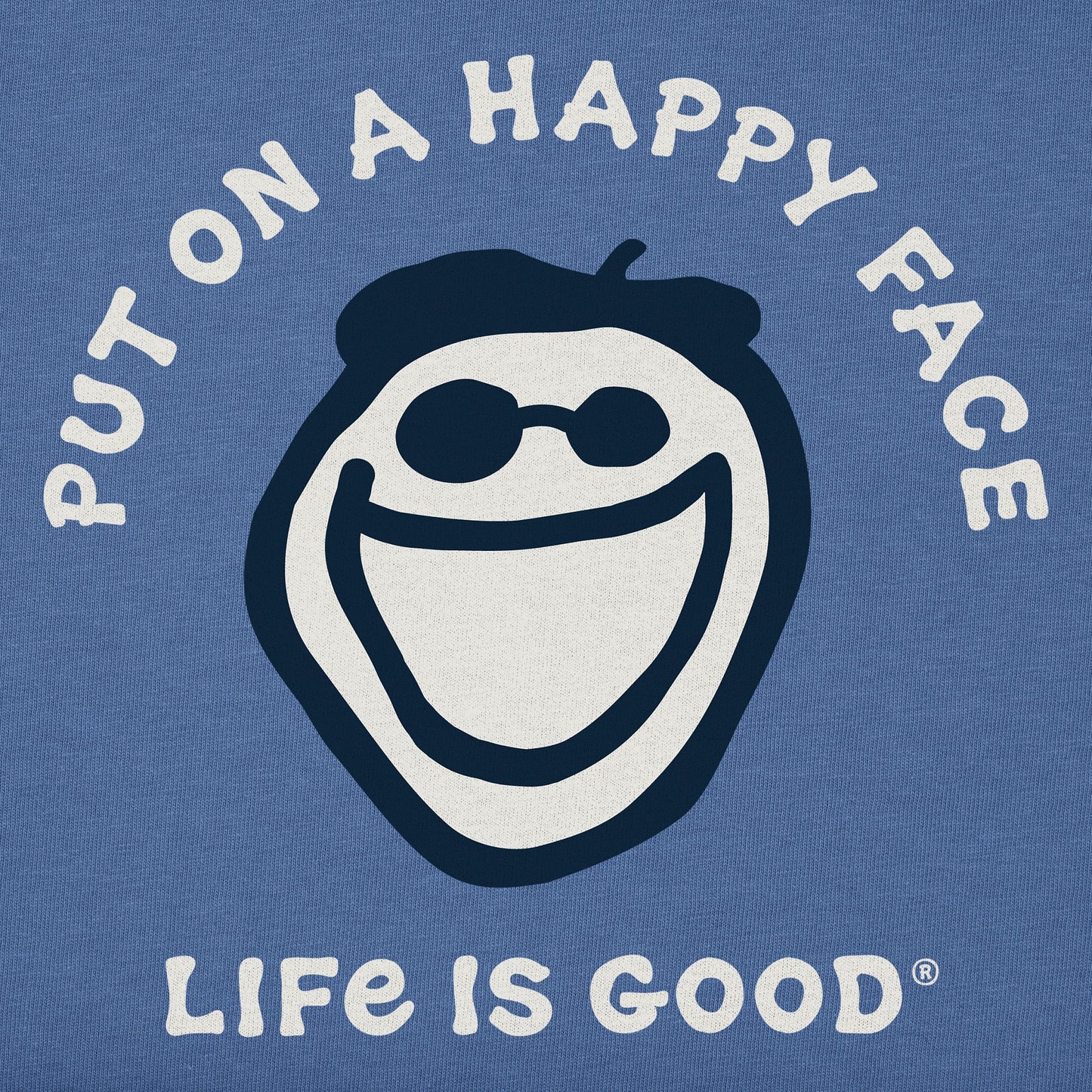 Kids Put On a Happy Face Jake Short Sleeve Crusher Tee