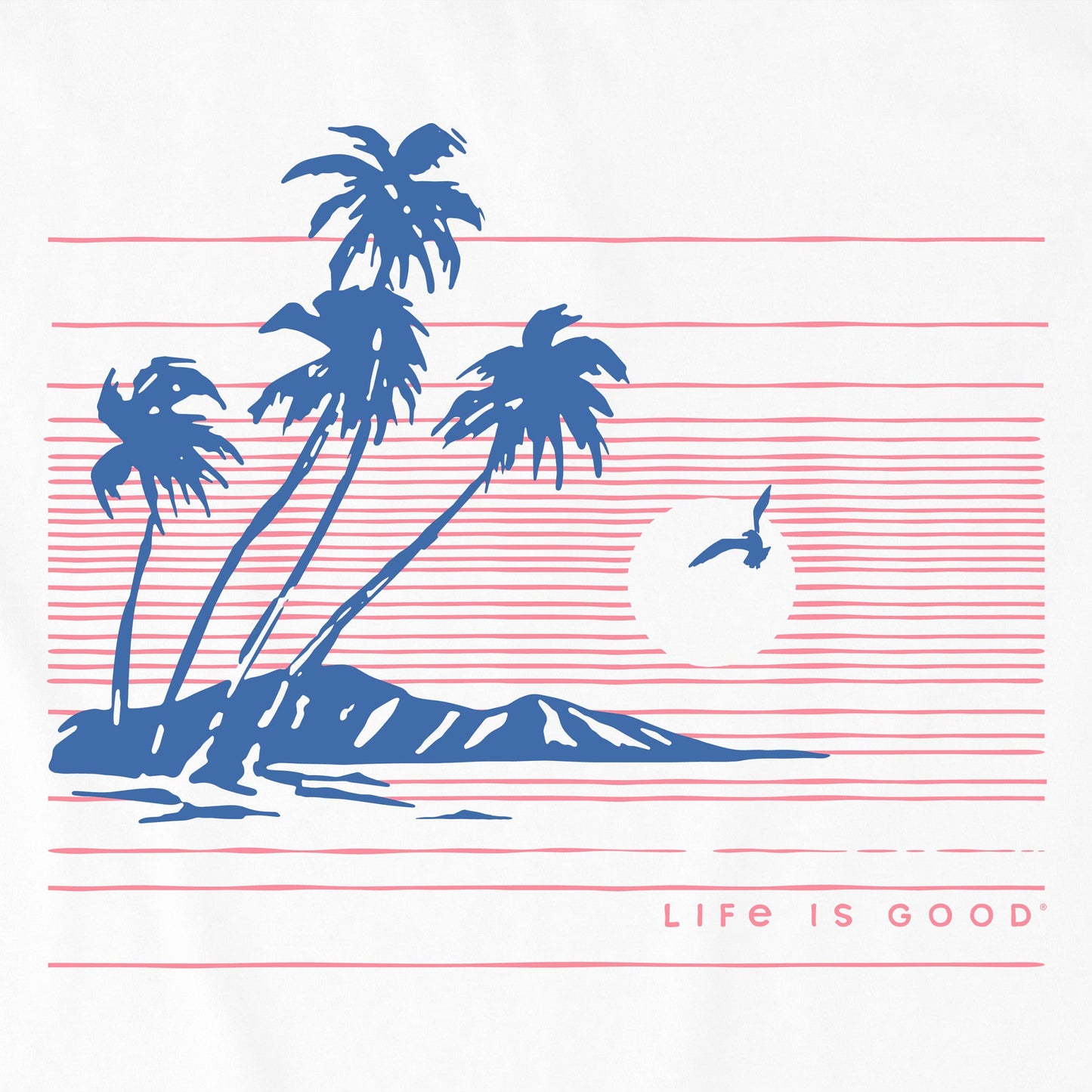Women's Palms Sunset Short Sleeve Crusher Boxy Tee