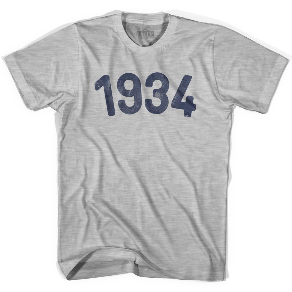 1934 Year Celebration Adult Cotton T-shirt Style005