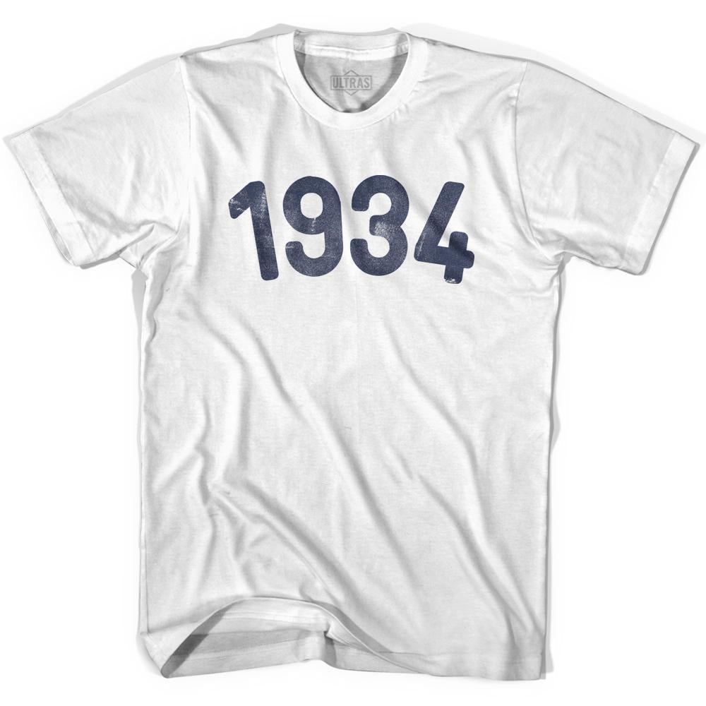 1934 Year Celebration Adult Cotton T-shirt Style004