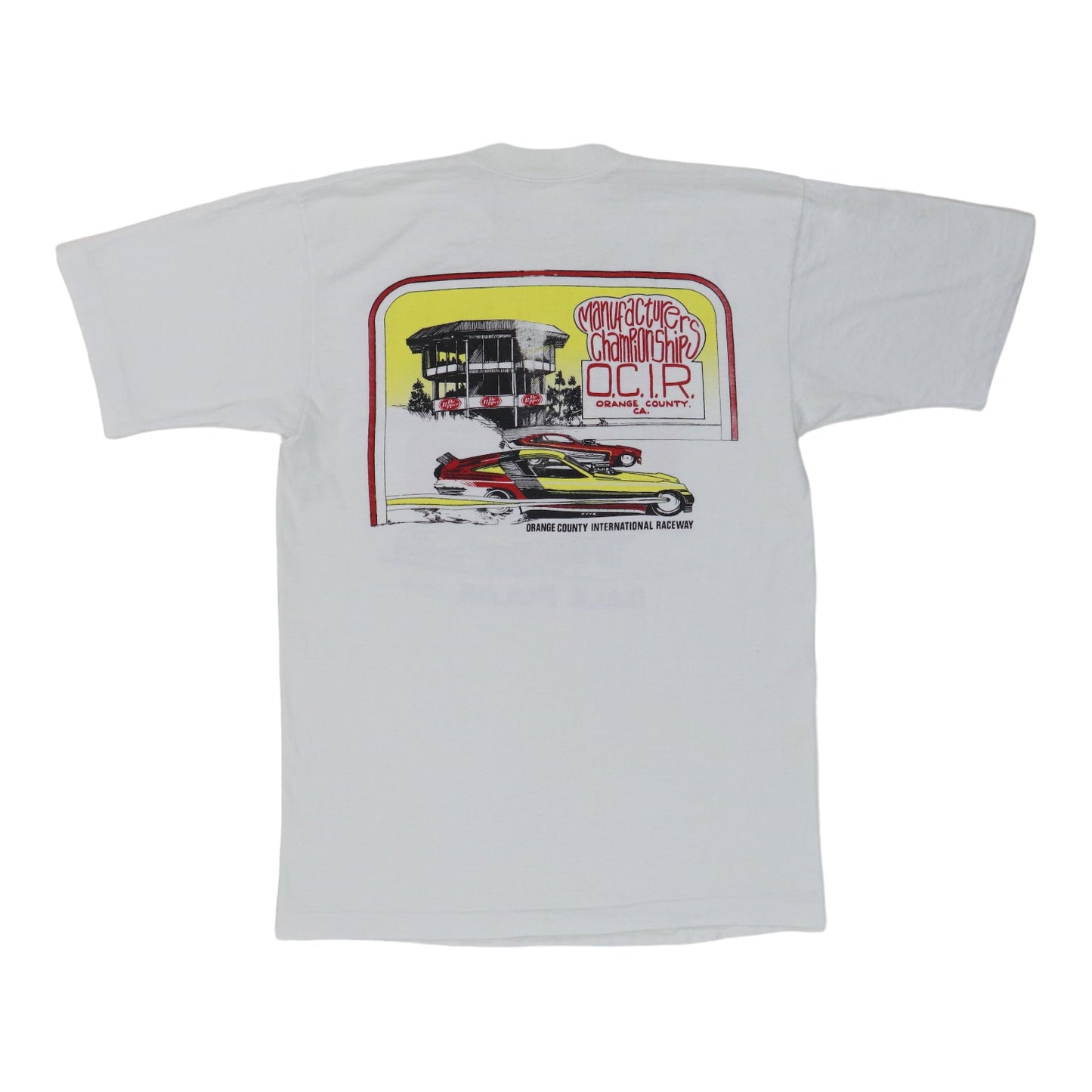 1970s Dale Pulde War Eagle Orange County International Raceway Shirt Style001