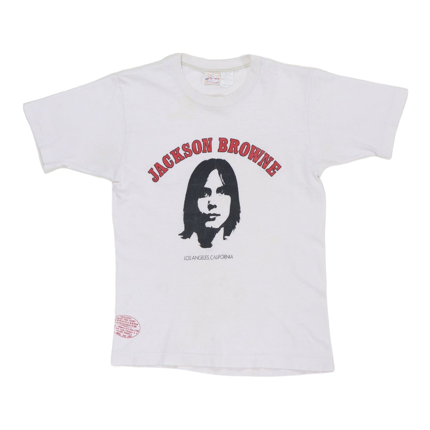 1970s Jackson Browne Los Angeles California Non-Nuclear Future Shirt Style001
