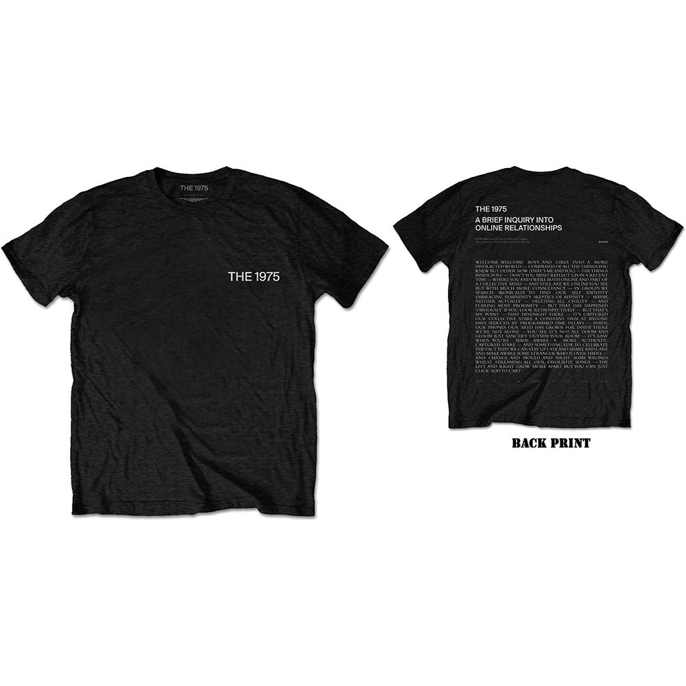 The 1975 | Official Band T-Shirt | ABIIOR Wecome Welcome Version 2. (Back Print)