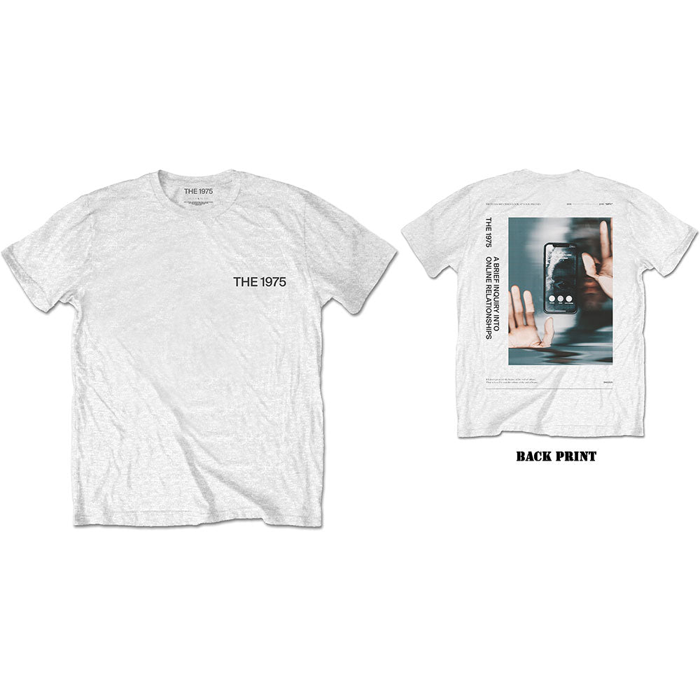 The 1975 | Official Band T-Shirt | ABIIOR Side Face Time (Back Print)