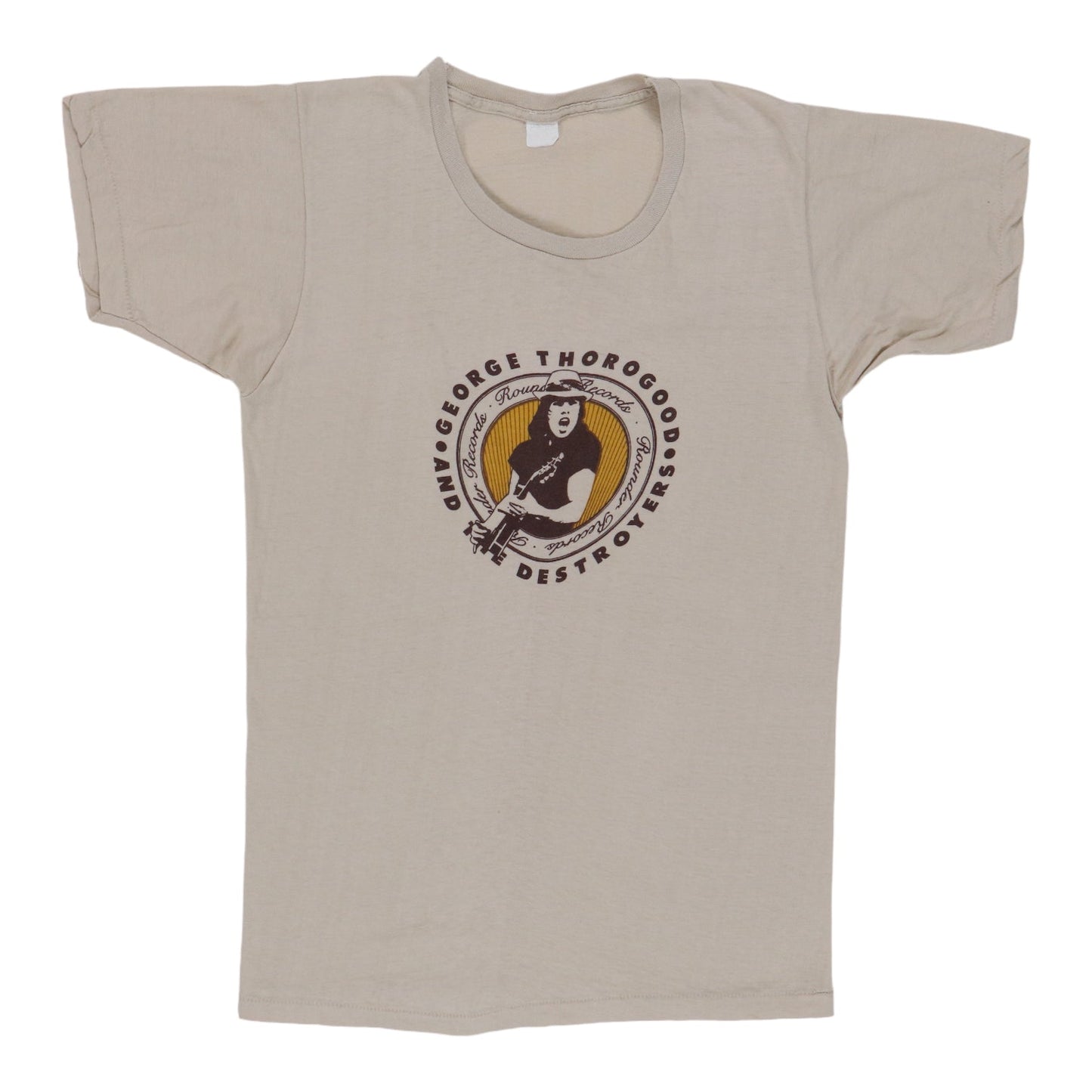 1977 George Thorogood And The Destroyers Rounder Records Shirt Style001