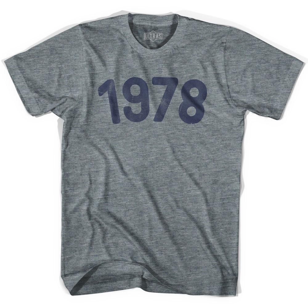 1978 Year Celebration Womens Tri-Blend T-shirt