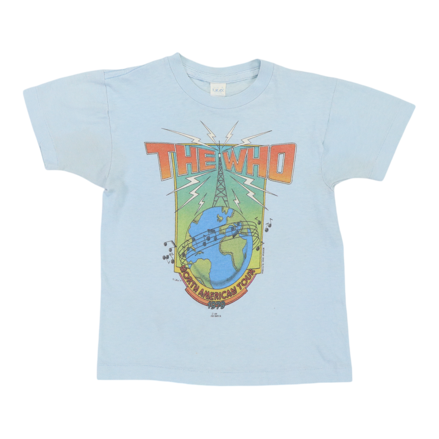 1979 The Who North American Tour Shirt Style002