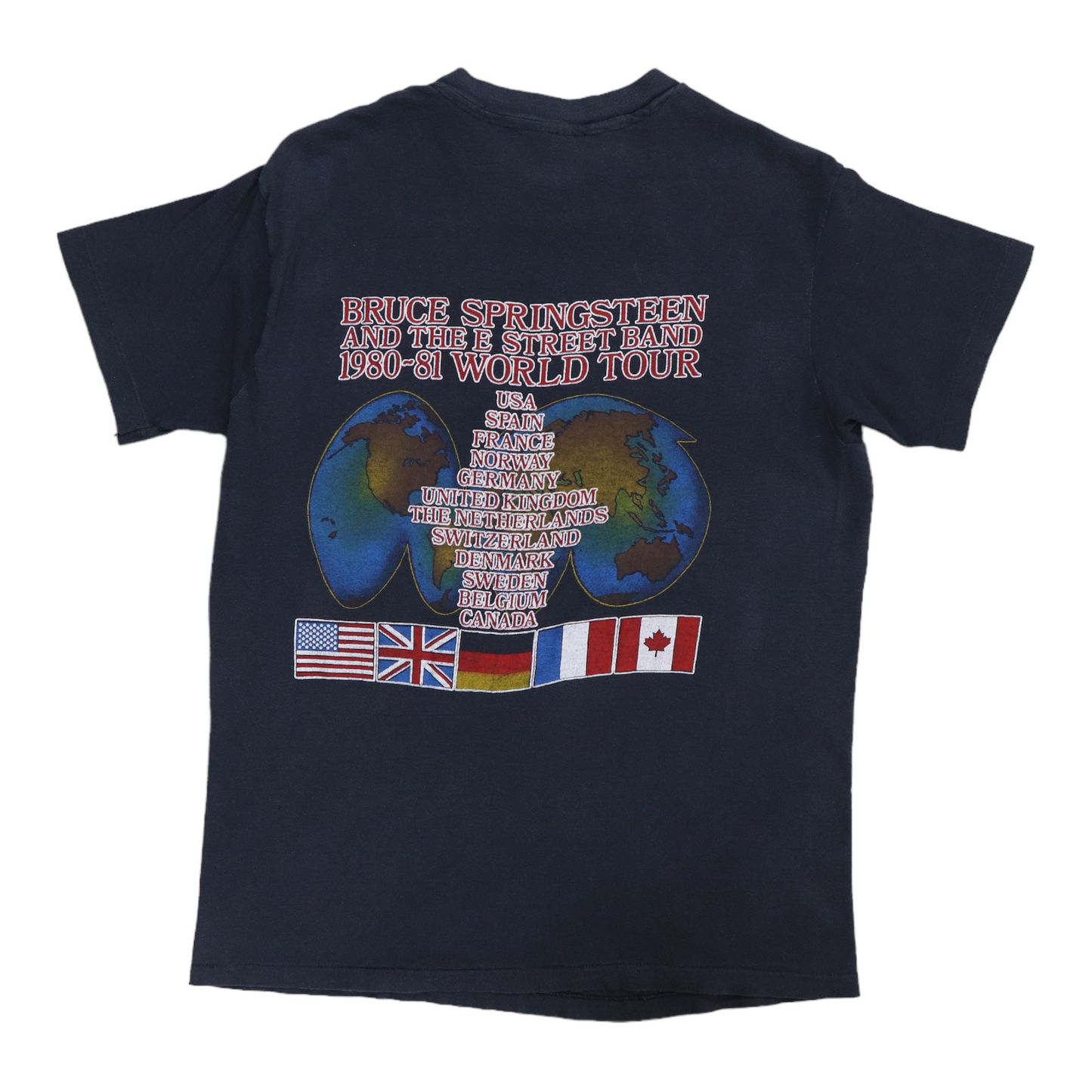 1980 Bruce Springsteen Tour Shirt Style002