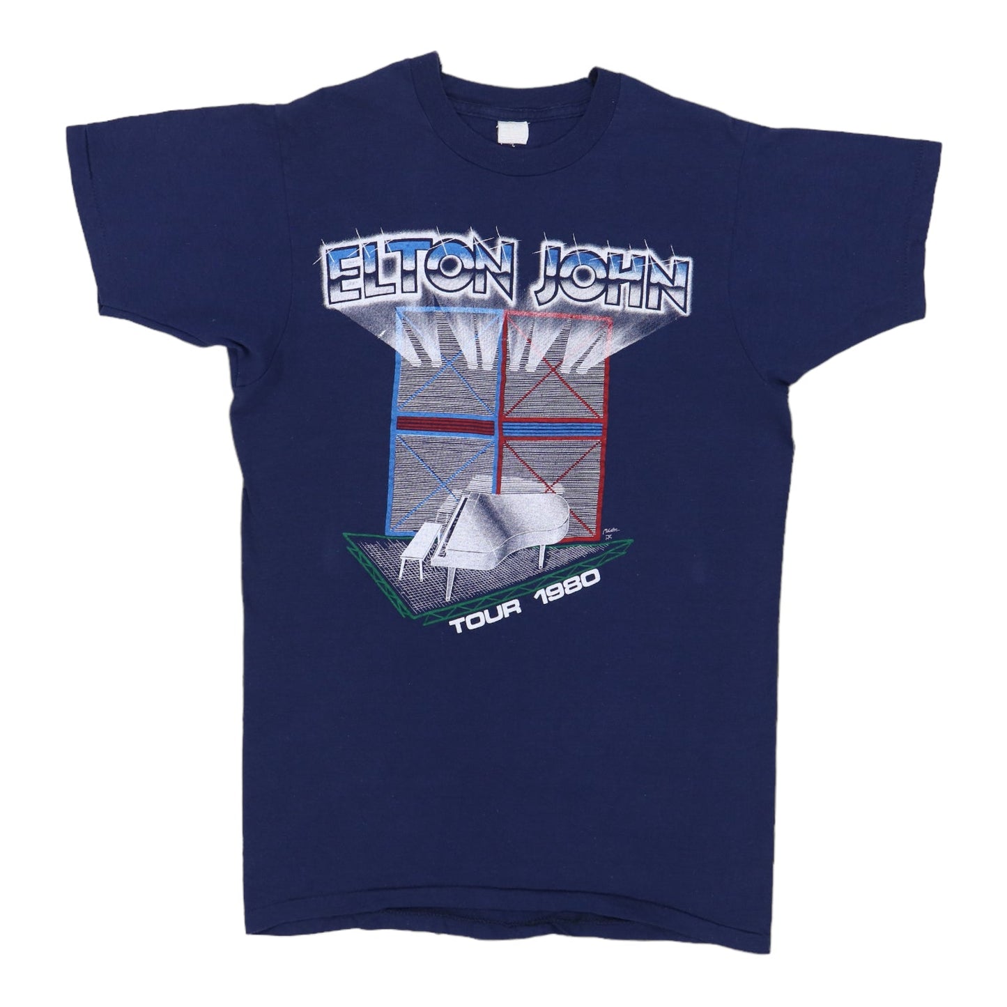 1980 Elton John Tour Shirt Style001