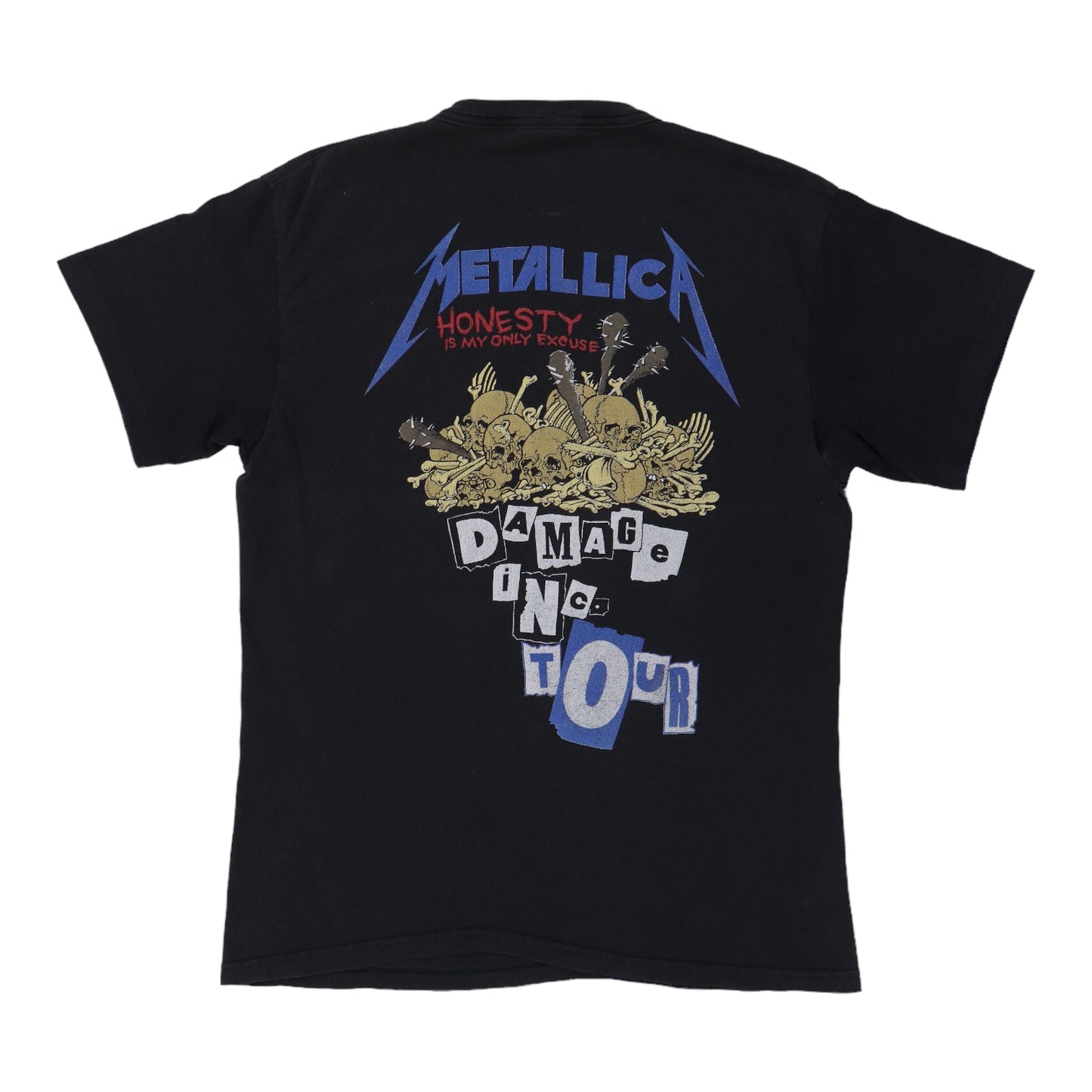 1980s Metallica Damage Inc Tour Shirt Style001