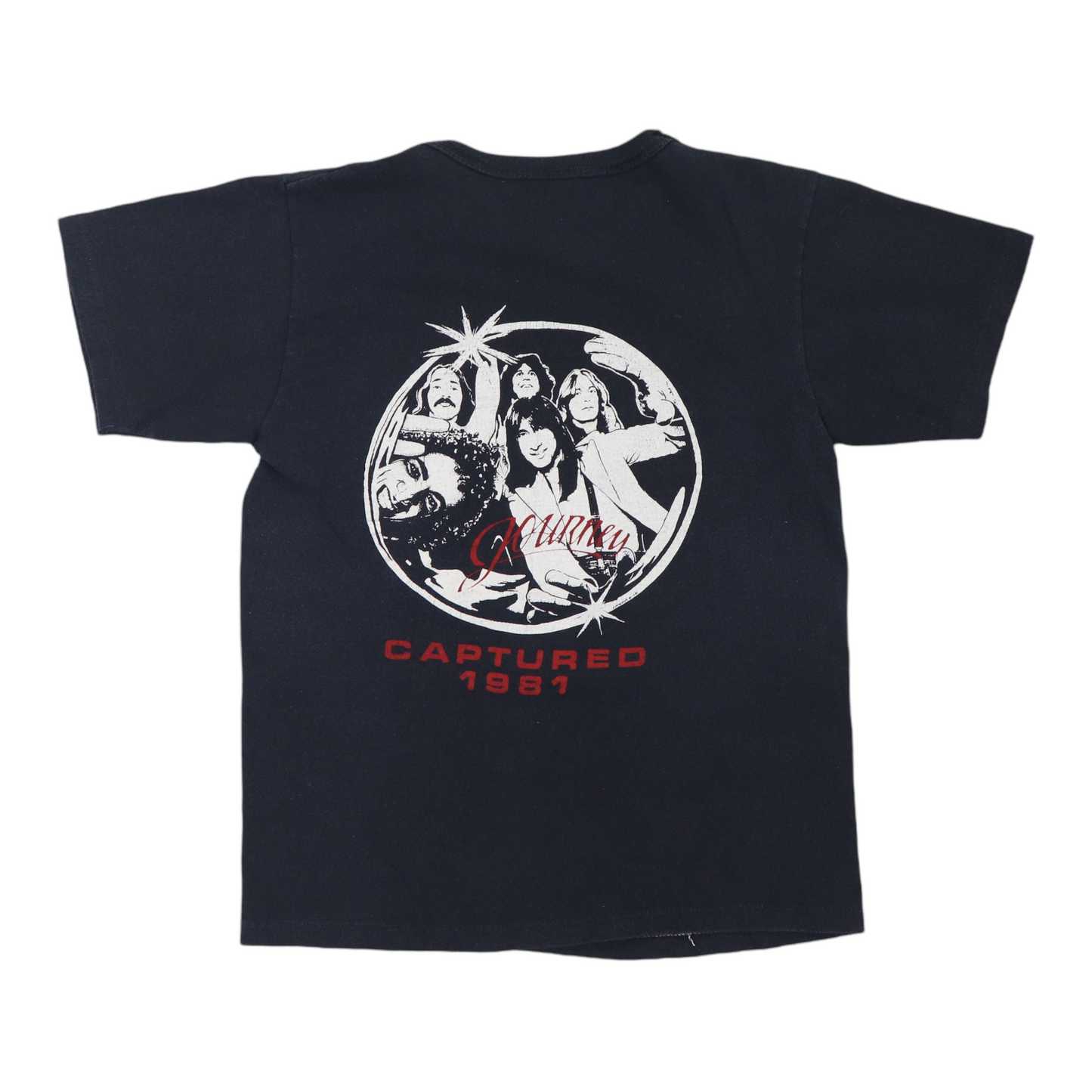 1981 Journey Captured Tour Shirt Style001