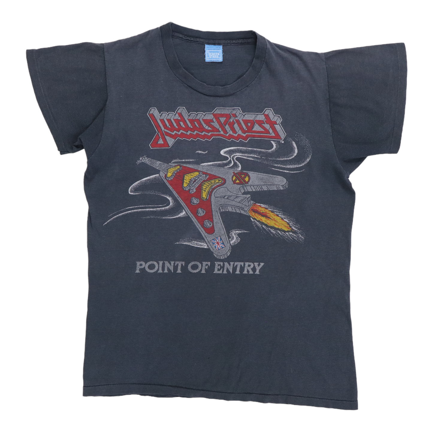 1981 Judas Priest Point Of Entry Tour Shirt Style001