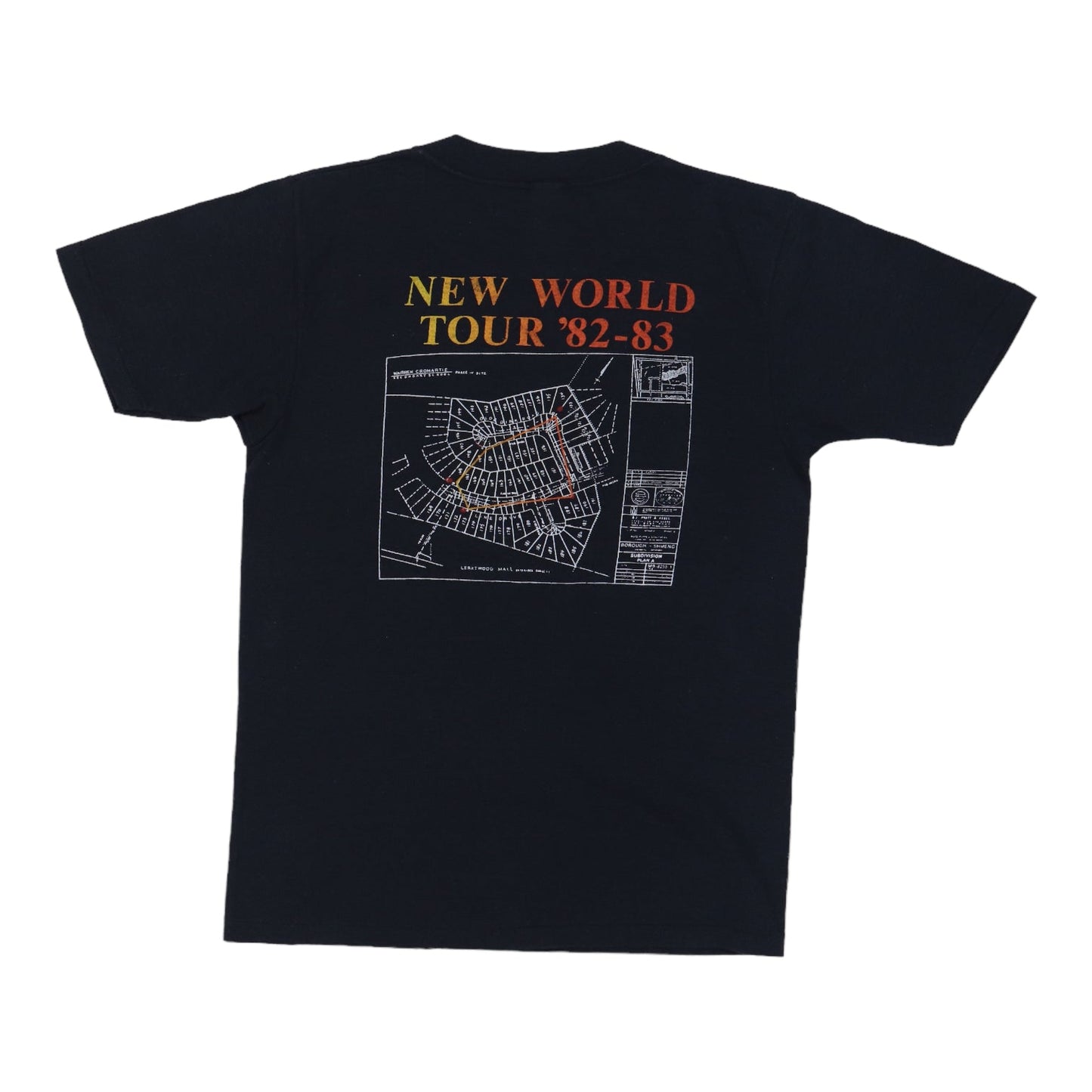 1982 Rush Signals New World Tour Shirt Style004