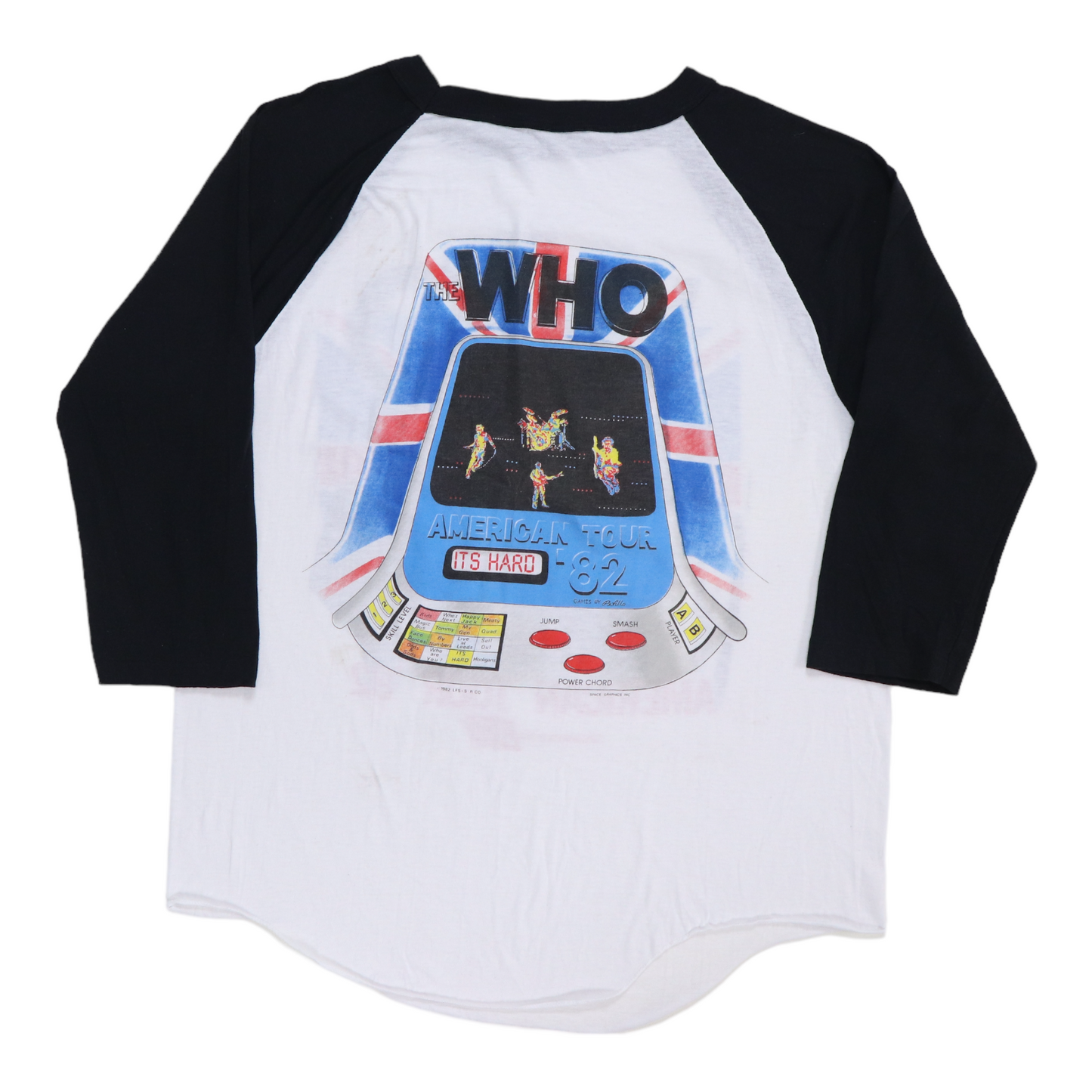 1982 The Who American Tour Jersey Shirt Style001