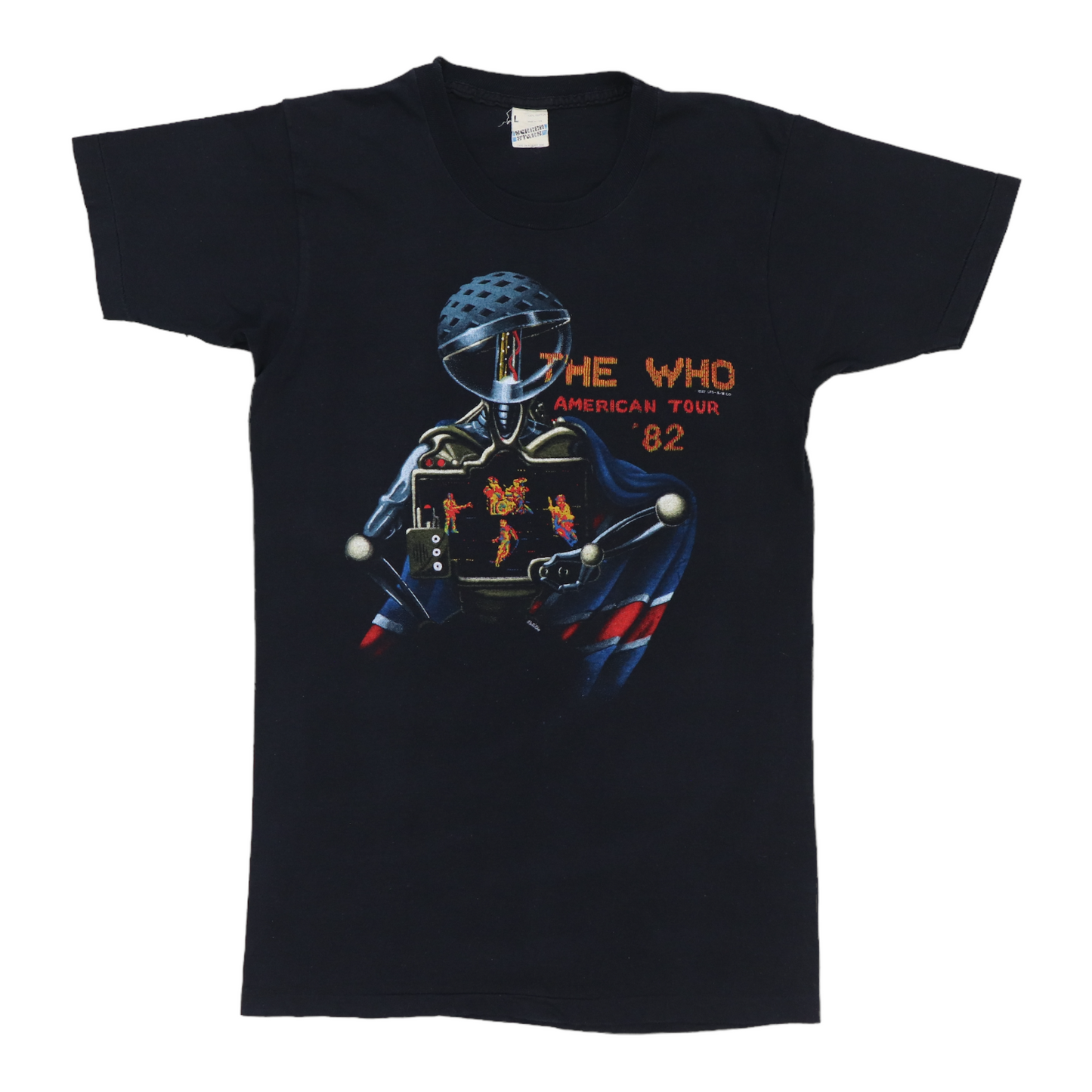 1982 The Who It's Hard Tour Shirt Style001