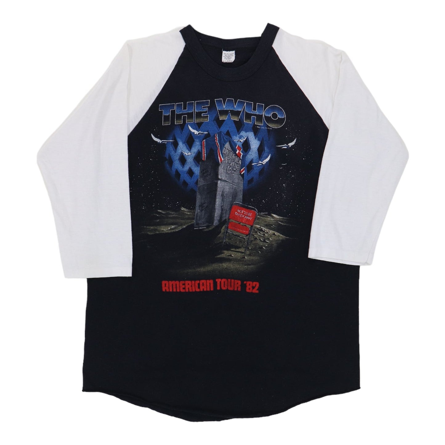 1982 The Who North American Tour Jersey Shirt Style001
