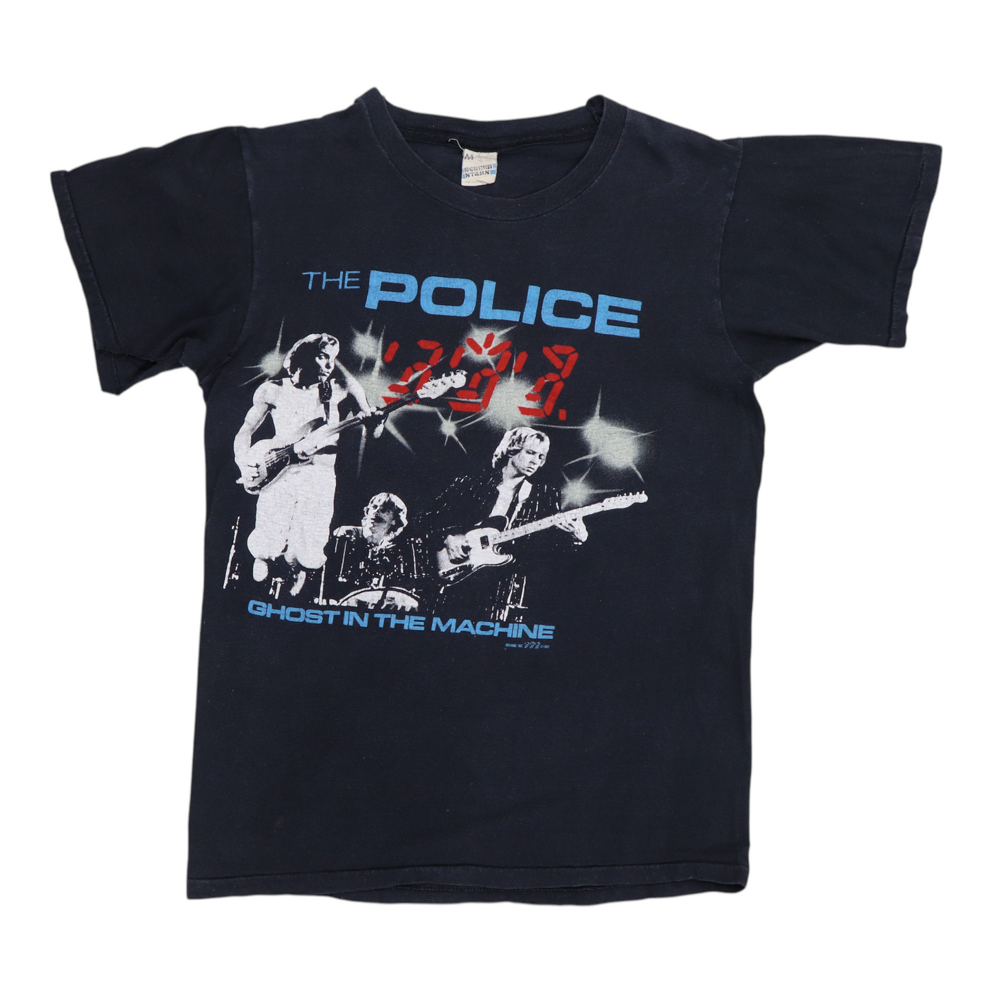 1982 The Police Ghost In The Machine Tour Shirt Style003