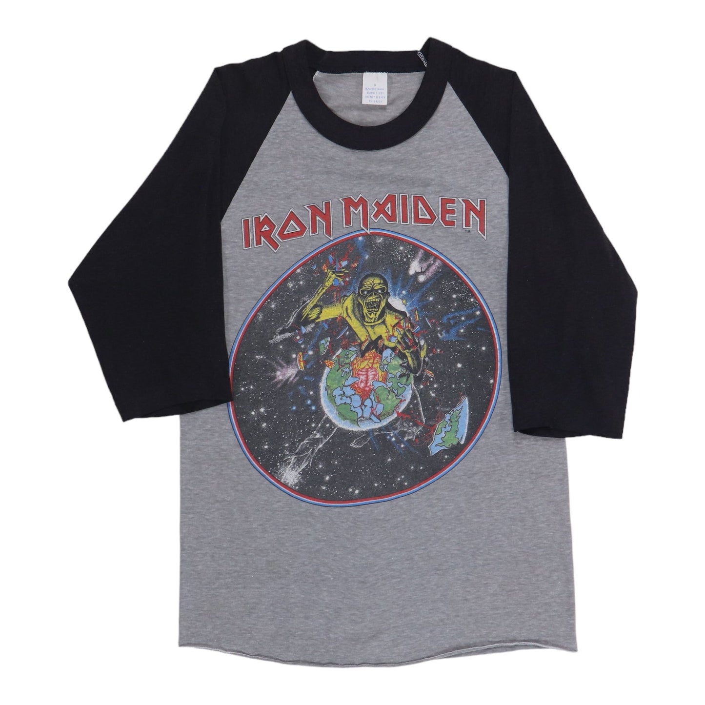 1983 Iron Maiden World Piece Tour Jersey Shirt Style001
