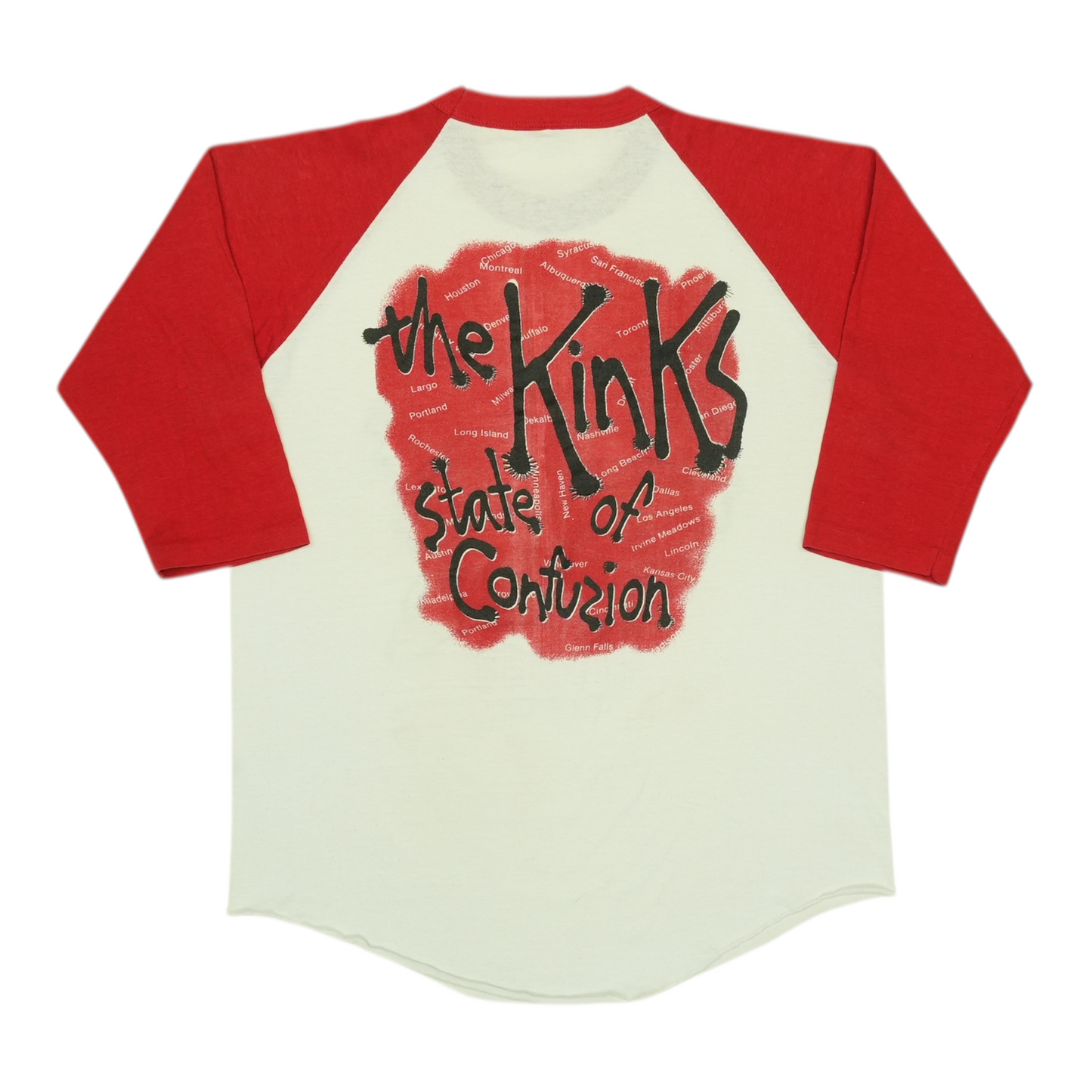 1983 The Kinks State Of Confusion Tour Jersey Shirt Style003